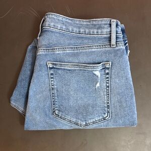 LOFT Straight Leg Women's Jeans in Light Blue Denim